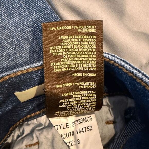 Kut from the Kloth Stevie Straight Leg Medium Whisker Wash Size 8 - Picture 9 of 15